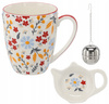 NEW BONE CHINA MUG&SAUCER&FUNNEL SET