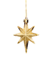 SET OF 4 CHRISTMAS TREE DECORATIONS STAR 10 CM