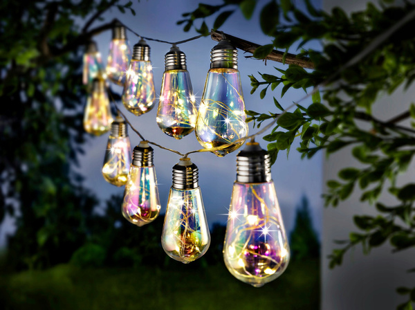 SOLAR GARDEN GARLAND LENGTH 2 + 3.8 M FELISI 20 LED COOL WHITE