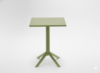 MASA DE JARDIN PATRAT 60 x 60 x 77,5 CM VERDE *0992