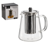 ODOLNÝ HNĚDÝ HRNEC S METALOVÝM POKROVEM A ODPADKOVÝM FILTREM 950 ML *1564