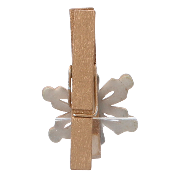 SET 8 DECORAȚIUNI DE CRĂCIUN CU CLIP MIX MODELE 3 x 3 CM pachet=16buc *8600