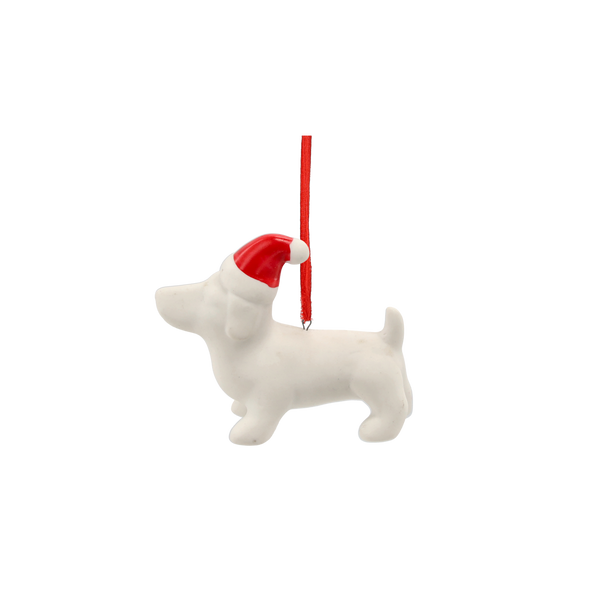 CHRISTMAS TREE DECORATION DOG