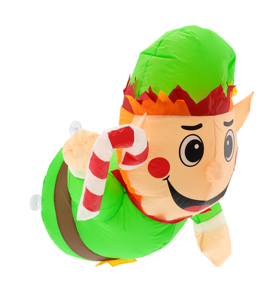 INFLATABLE ELF FOR WINDOW LED 90 CM