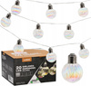 SOLAR GARDEN GARLAND LENGTH 2 + 3.8 M LORIS 20 LED COOL WHITE