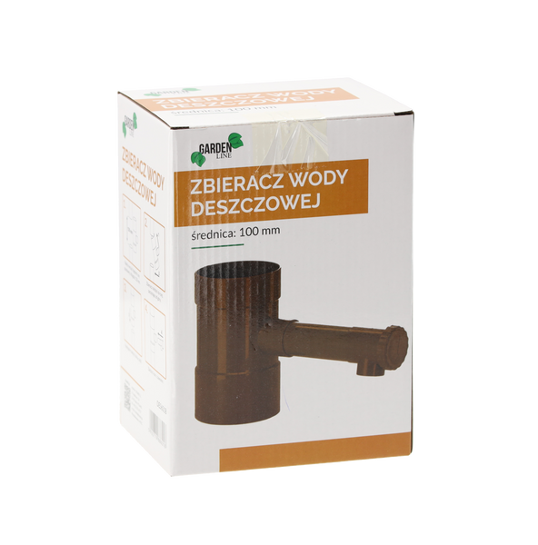 Sběrač dešťové vody hnědý 100 mm