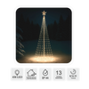 LED CONE CHRISTMAS TREE WITH STAR 3M 458L WARM WHITE IP44