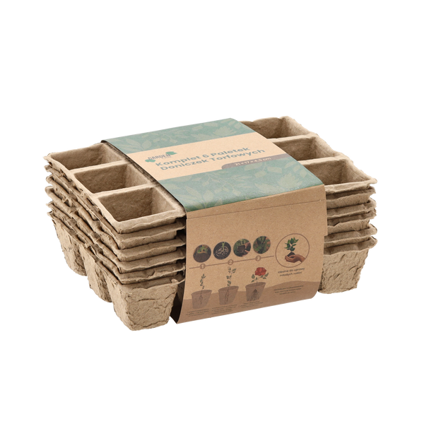 KPL. 6 SETURI DE GHIVECE DIN MUȘCHI 21 x 17 x 4,5 CM 