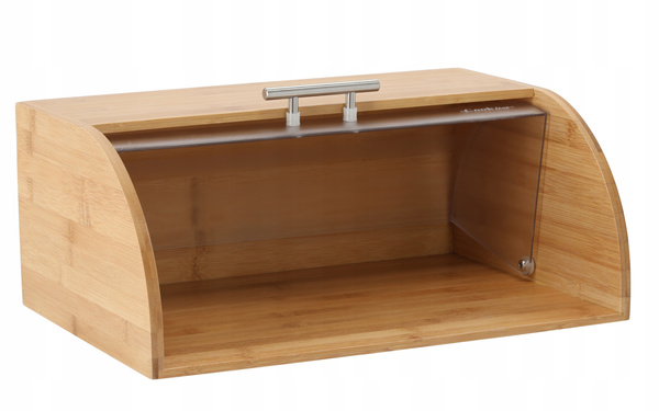 CHLEBAK NIGELLA - BAMBUSOWY Z POKRYWĄ Z TWORZYWA SZTUCZNEGO 41 x 28 x 17 CM *3161