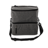 TORBA TERMICZNA 26,7 x 17,8 x 28 CM 13L SZARA Z DWOMA WKŁADAMI CHŁODZĄCYMI *9257