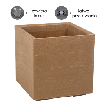 PLANTATOR KARO 400X400 PLACĂ-DREW NOU*88844