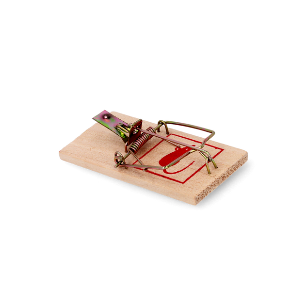 TRAP FOR MOUSES-WOOD 9,5X5CM packet=48pieces