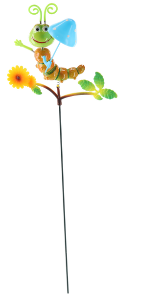 OZDOBA NA PIKU DO DONICY / OGRODU - GĄSIENICA 15 CM / 50 CM *5351