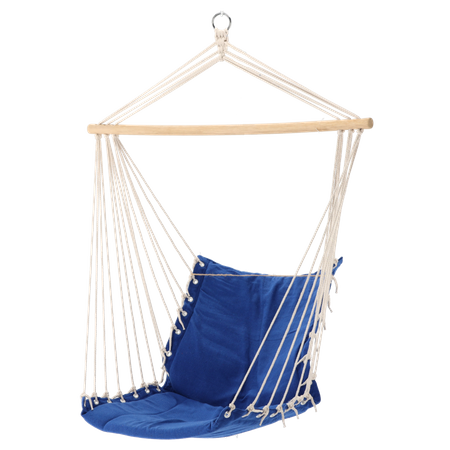 HAMAC - BALANSOAR - SCAUNUL BRAZILIAN PENDUL 60x120x130cm ALBASTRU ÎNTUNECAT *3388