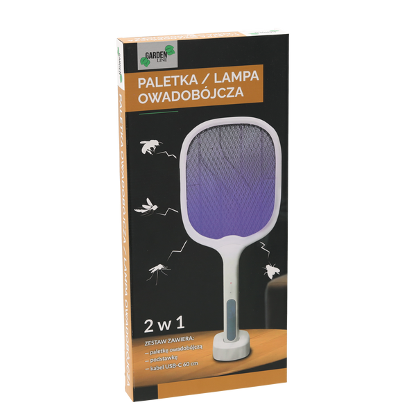 PALETA ANTIMITE 2IN1 CU 6 LED URI USB-C *0435
