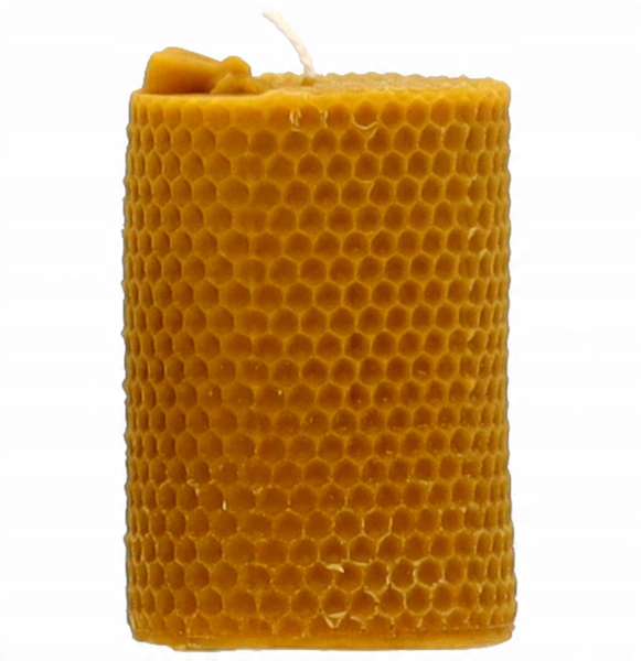 Silicone mold for candles decorated cylinder with bee