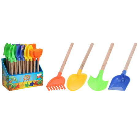 BEACH SHOVEL PP 42CM 4ASS (F1)