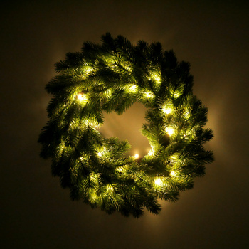 WREATH LED 40 CM GREEN 40 L