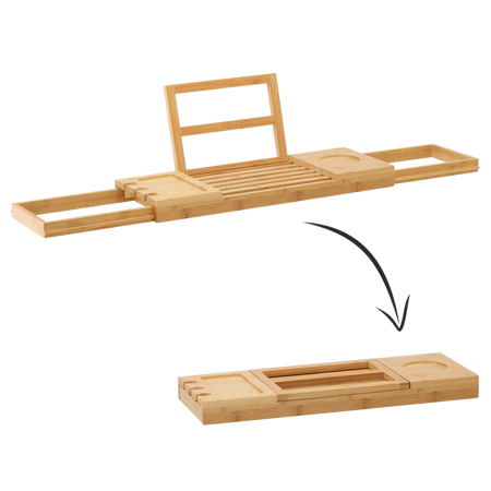 BAMBOO BATHROOM RACK