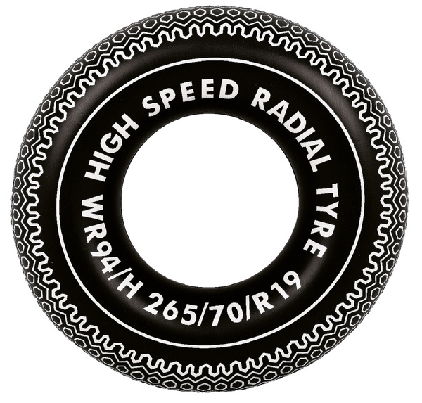 KOŁO PLAŻOWE DMUCHANE "OPONA" 90 cm *1677