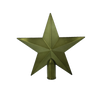 TREE TOPPER 20 CM STAR OLIVE/COPPER/GRAPHITE