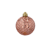 SET OF 10 BAUBLES 6 CM OLIVE/COPPER/GRAPHITE