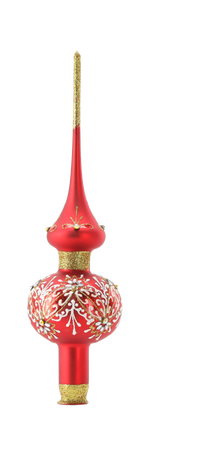 RED CHRISTMAS TREE TOPPER