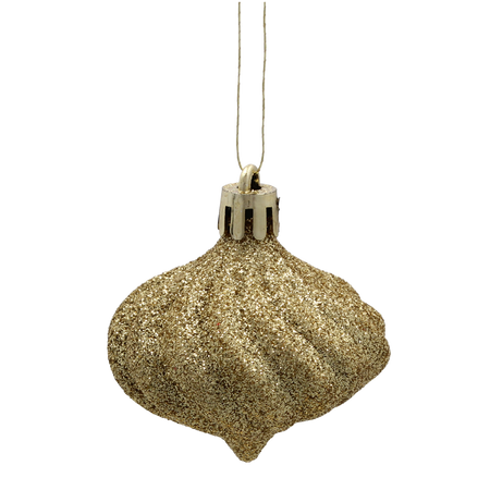 24 CHRISTMAS ORNAMENTS - MIX