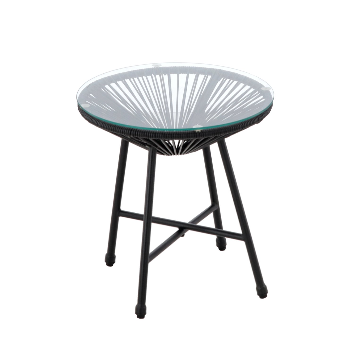 ZESTAW MEBLI OGRODOWYCH (2 KRZESŁA, STOLIK) - CZARNY pol_pl_ZESTAW-MEBLI-OGRODOWYCH-2-KRZESLA-STOLIK-CZARNY-3439-343_2