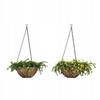 POT DE FLOARE PENDULAT CU INSERTIE DIN FIBRE DE COCOS 25,5 x 13 CM *5530