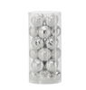 KPL. 24 BOMBEK 6 CM CZERWONY/ZŁOTY/SREBRNY *7481