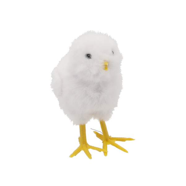 VELIKONOČNÍ DEKORACE - KUŘÁTKO 7 x 11 CM MIX 3 BARVY balení=6 ks *7947