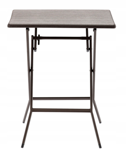FOLDING CAMPING TABLE 61.5 X 61.5 X 73 CM BROWN