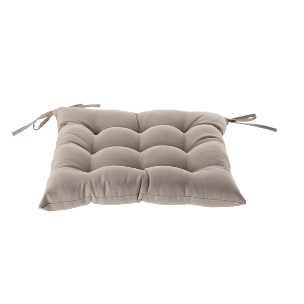 PODUSZKA NA KRZESŁO 40 x 40 x 6 CM NATURALNA