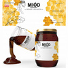 SADA 100 ŠTÍTIKOV MEDU SPADZIOVÉHO - SPADŇ DLISTOVÁ 154 x 60 MM *8238