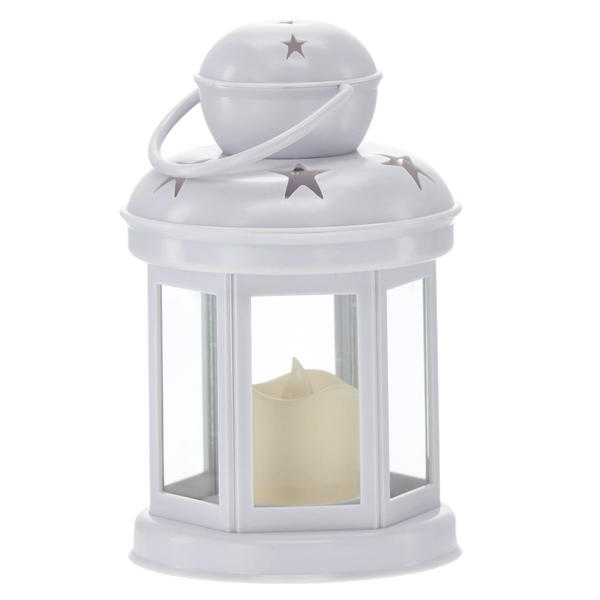 LAMPION S LED KARTOU 10 x 10 x 19 CM MIX BARV disp=12ks *3843