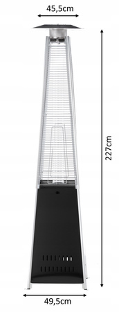 UMBRA GAZOS/MENEJ SQUARE PICTAT CU PULBERE 227 CM *6417