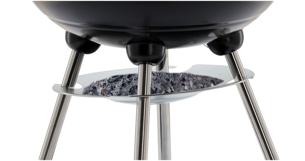 KETTLE CHARCOAL GRILL WITH LID AND WHEELS 46 x 44 x 71 CM