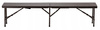 FOLDING CAMPING BENCH 180 X 25 X 43 CM BROWN