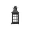 EMPTY LANTERN WITH DOORS GRID-BLACK*5725