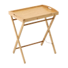 Skladajúci sa bambusový stolík - tácka 49 x 35 x 59 cm *6569