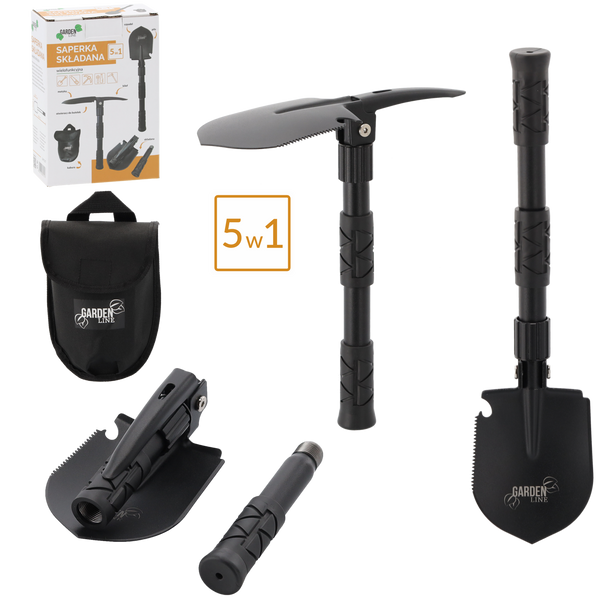 SAPERKA SKŁADANA WIELOFUNKCYJNA 16 / 40,5 CM 5 W 1