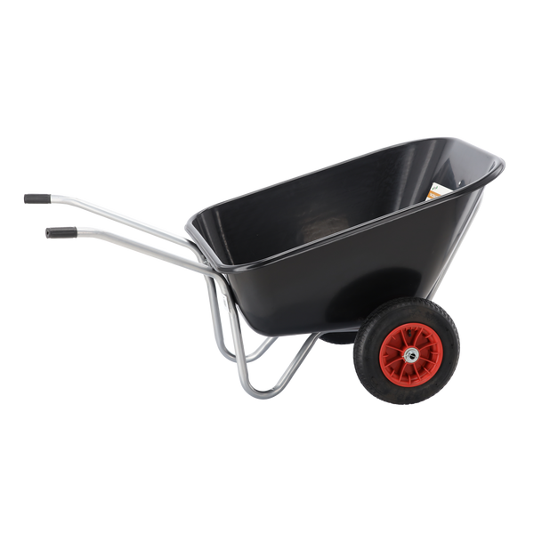 TACZKA OGRODOWA - POJEMNOŚĆ ZASYPOWA 280 L - CZARNA 