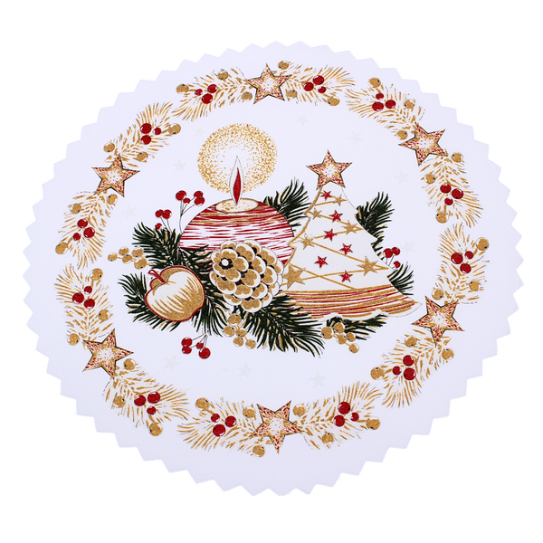 HARTIE 36 CM DUPĂ CRĂCIUN PACHET 6 BUC *4129