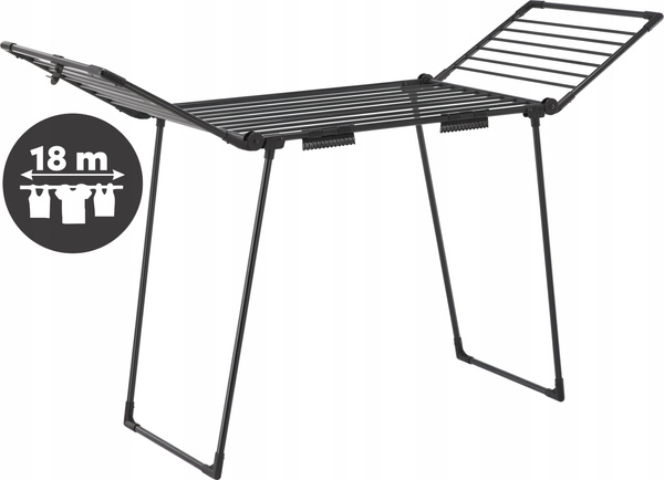 SUŠIČKA NA PRÁDLO S DVAHMI RUKOVÄŤAMI NA PONOŽKY ''RENATA'' 174 x 61 x 106 CM *7581