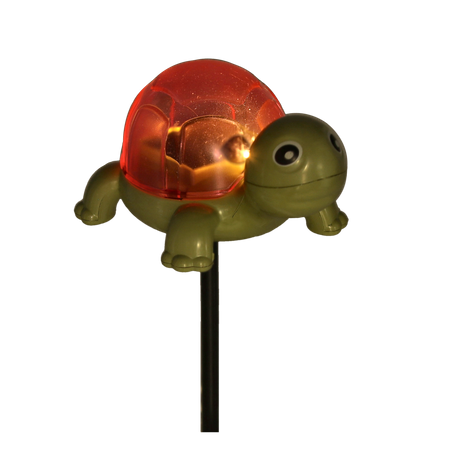 SOLAR LAMP FUNNY TURTLE / SNAIL / LADYBIRD WARM WHITE disp=12pcs