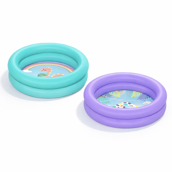 Bestway® 24" x H6"/61cm x H15cm Round 2-Ring Kiddie Pool