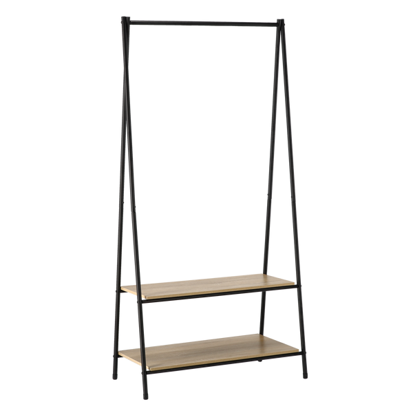 WIESZAK STOJĄCY Z 2 PÓŁKAMI 80 x 40 x 160 CM *1166