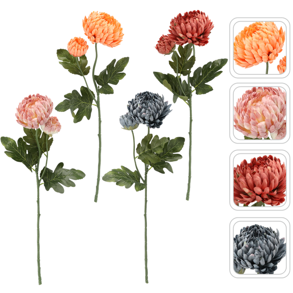 ARTIFICIAL FLOWER - CHRYSANTHEMUM 64 CM MIX COLORS