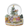 CHRISTMAS SNOW GLOBE - GINGERBREAD TOWN 5 x 5 x 7.5 CM MIX DESIGNS disp=12pcs *5706